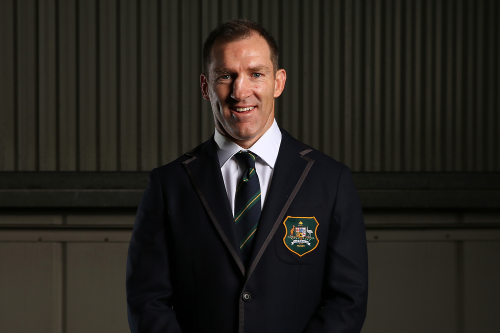 Shaun Berne was the Wallabies attack coach for the 2019 Rugby World Cup. Photo: Getty Images