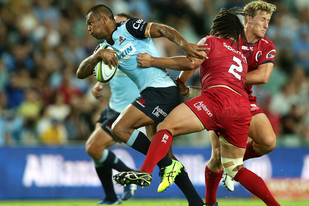 Kurtley Beale playing at 10 in round one of 2016. Photo: Getty Images