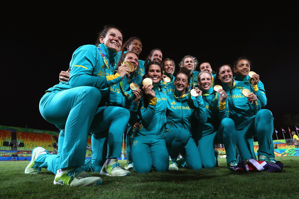 Australia's women won gold in Rio in 2016. Photo: Getty Images